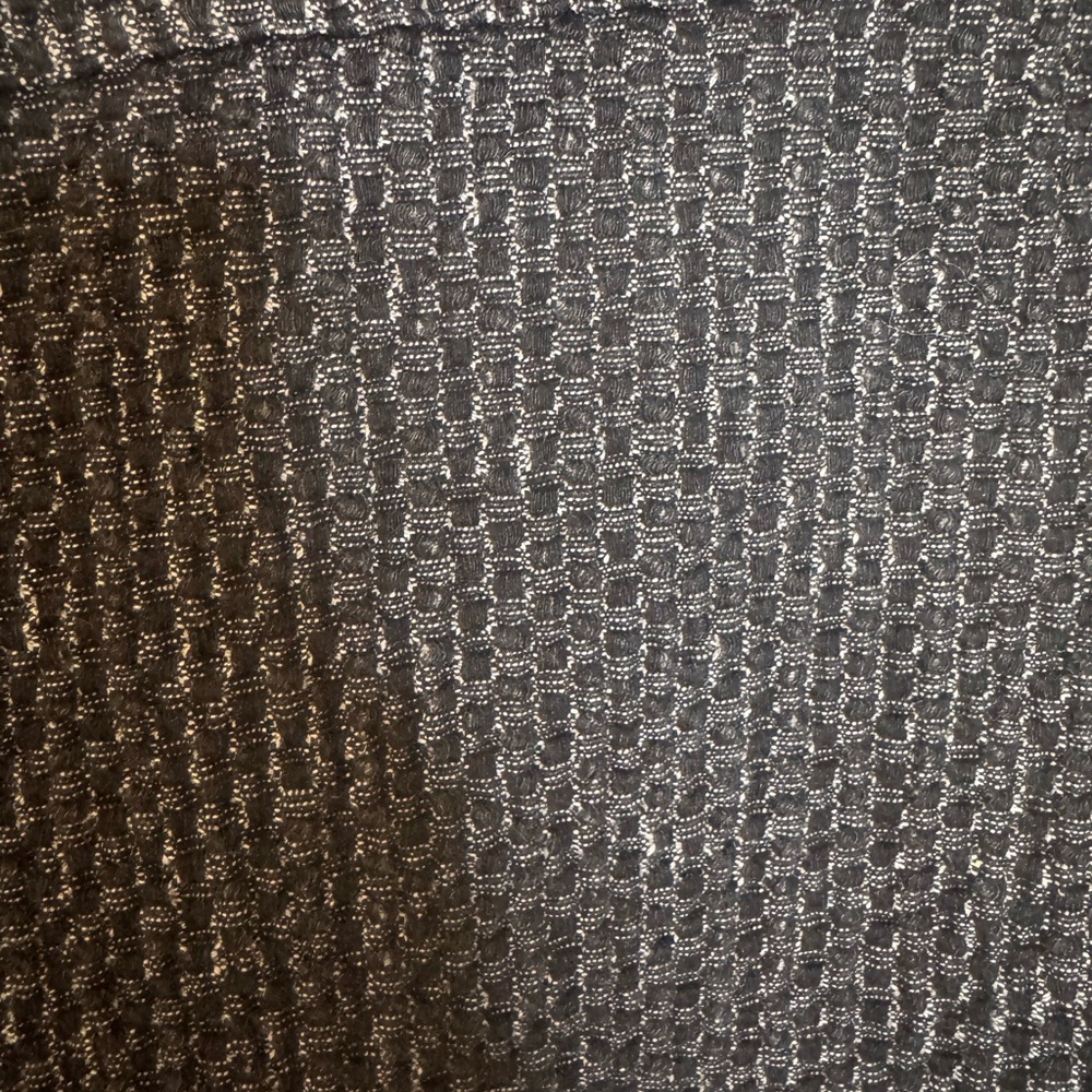 NEW BiBi Textured Knit Fabric in Black and Gray Sweater/Jacket - Picture 6 of 13